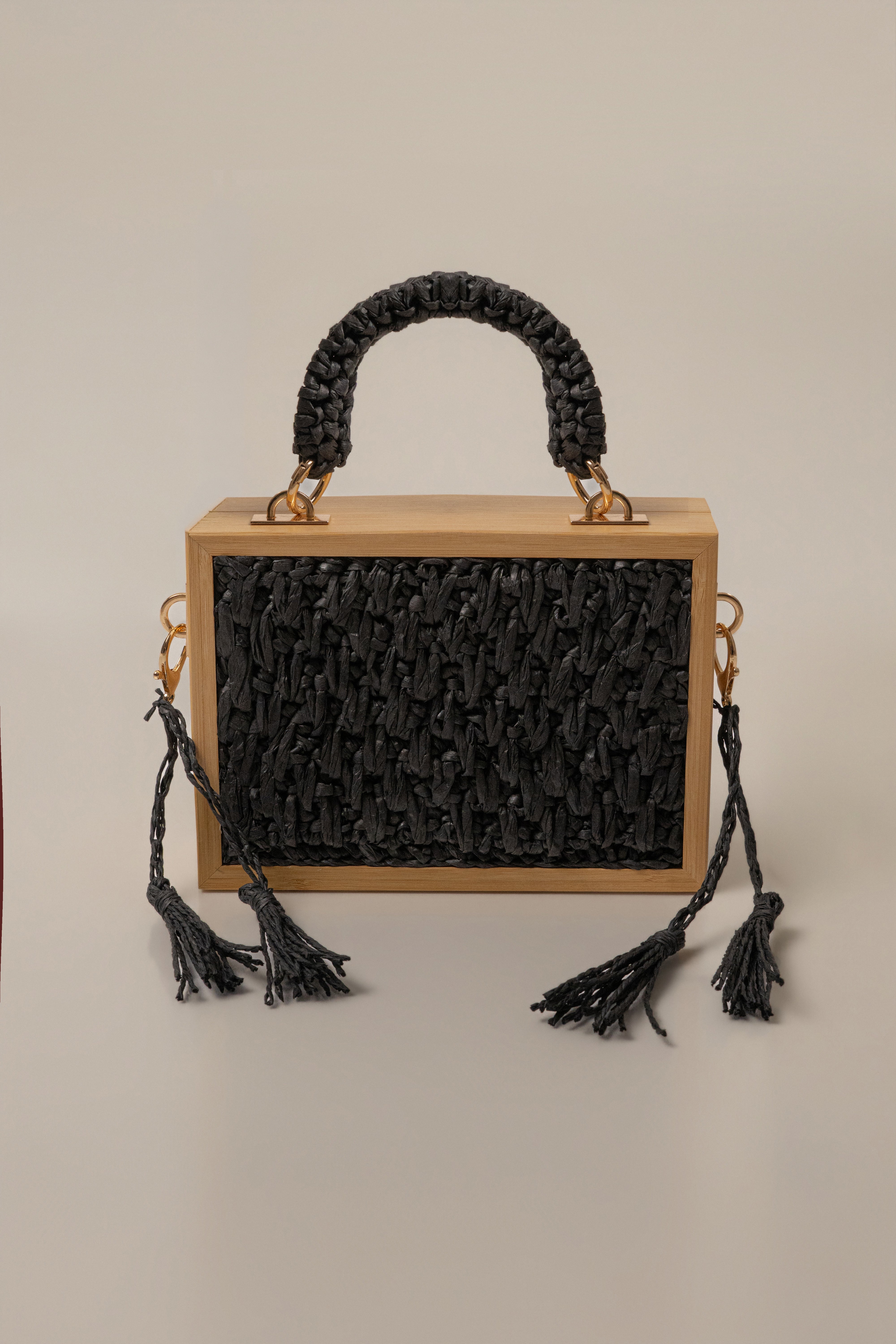 Black Riviera Frame Bag - JLUXLABEL