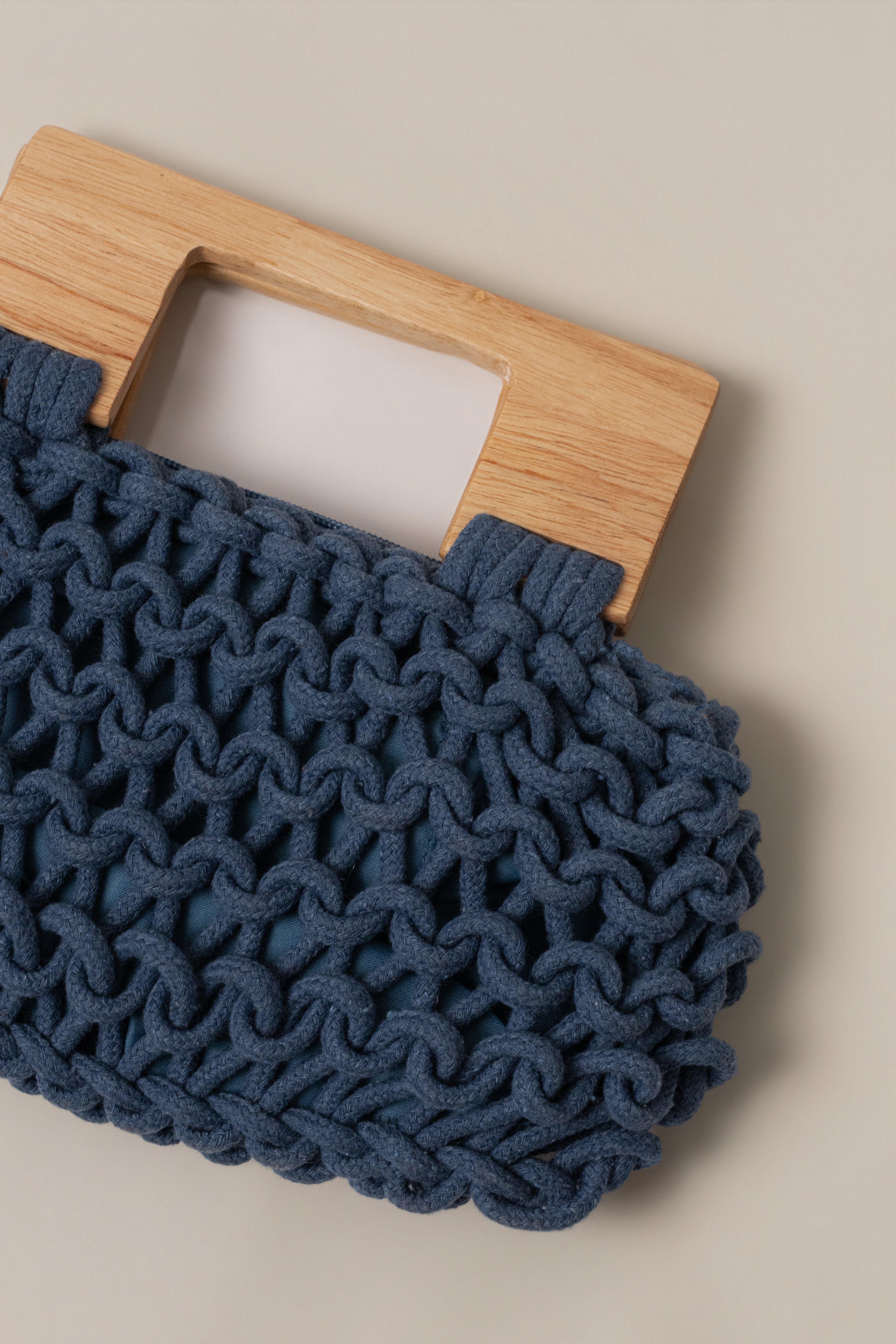 Blue Coastal Weave Shoulder Bag - JLUXLABEL