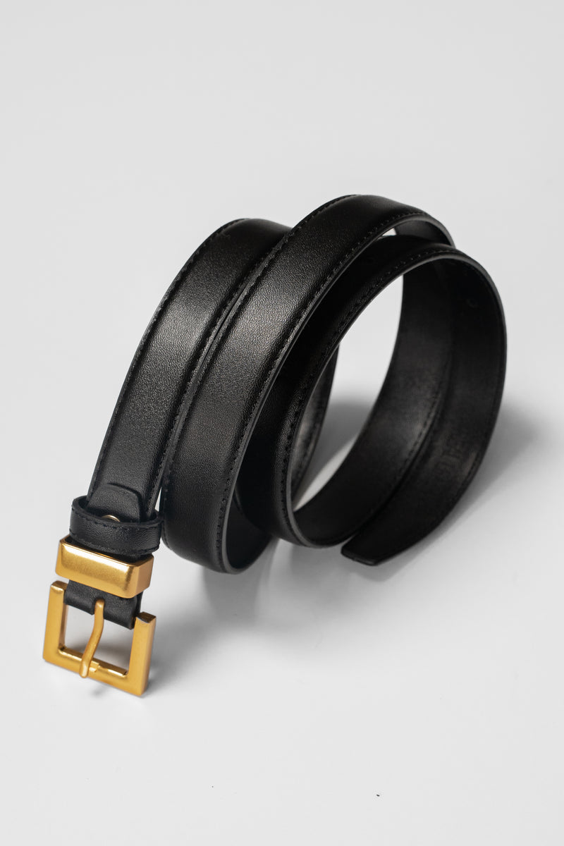 Black Bonnie Buckle Belt