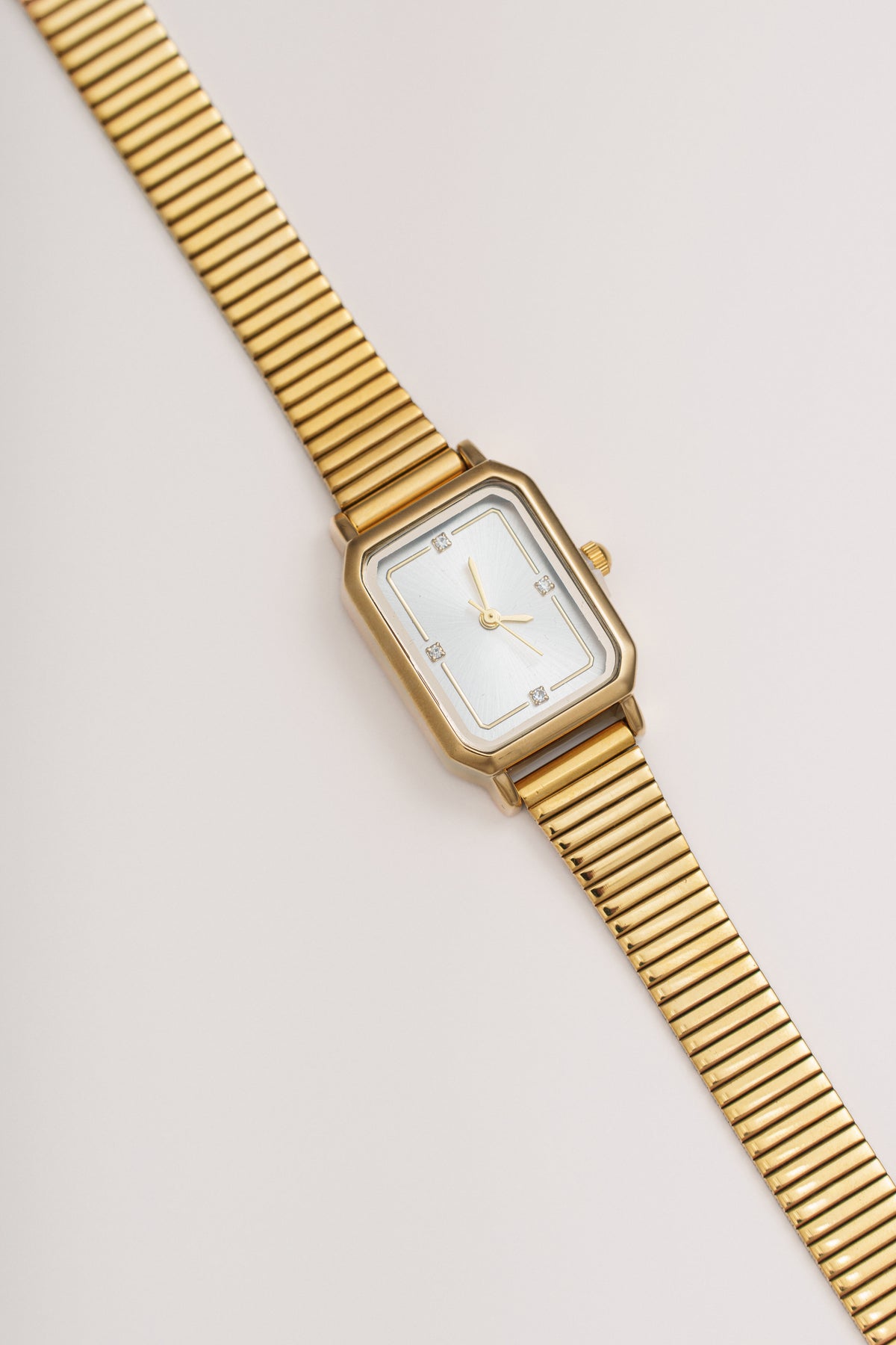 Gold London Watch by JLUXLABEL, elegant jewelry timepiece with a sleek gold band and classic round face.