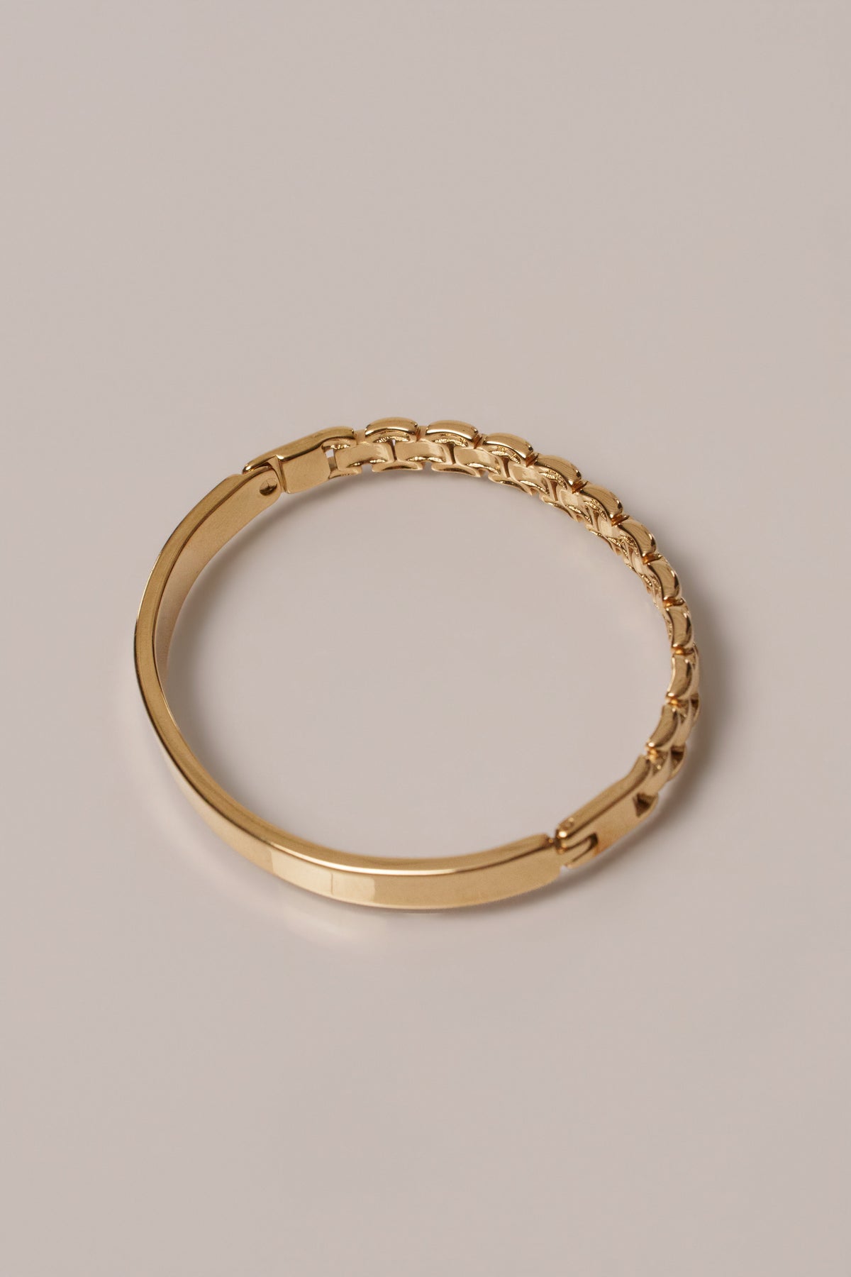 Gold Jules Hinge Bracelet