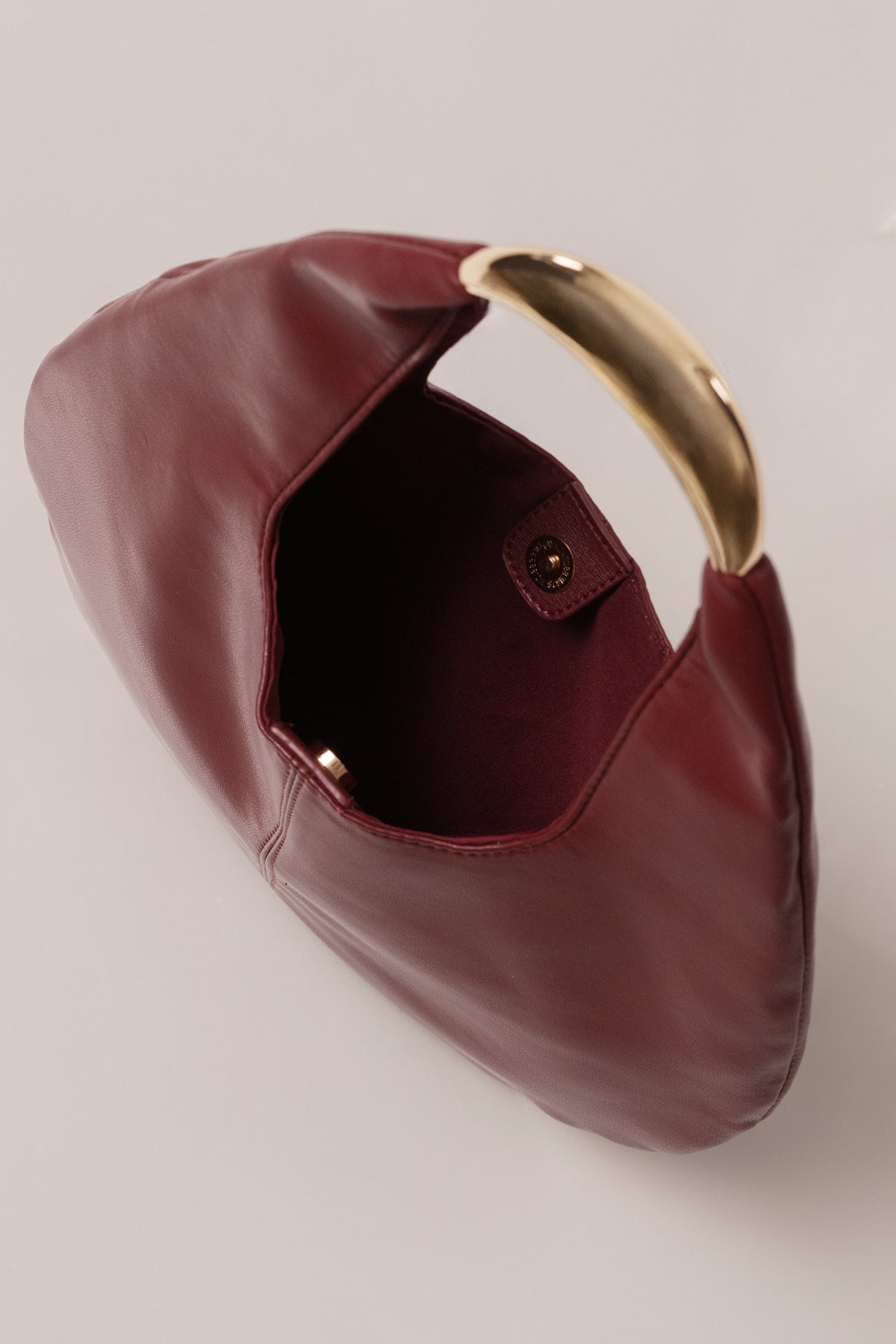 Burgundy Off Duty Arc Bag - JLUXLABEL