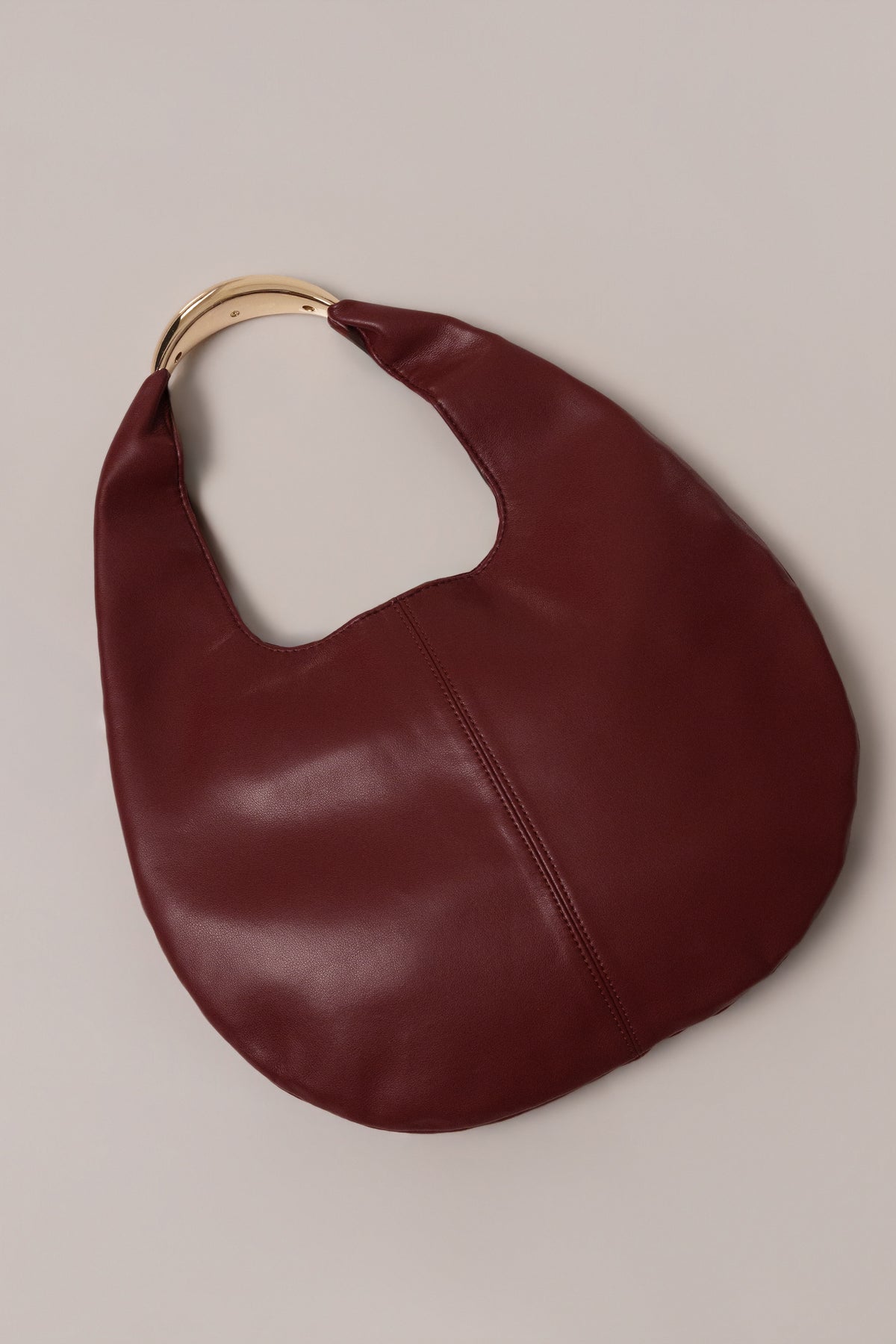 Burgundy Off Duty Arc Bag - JLUXLABEL