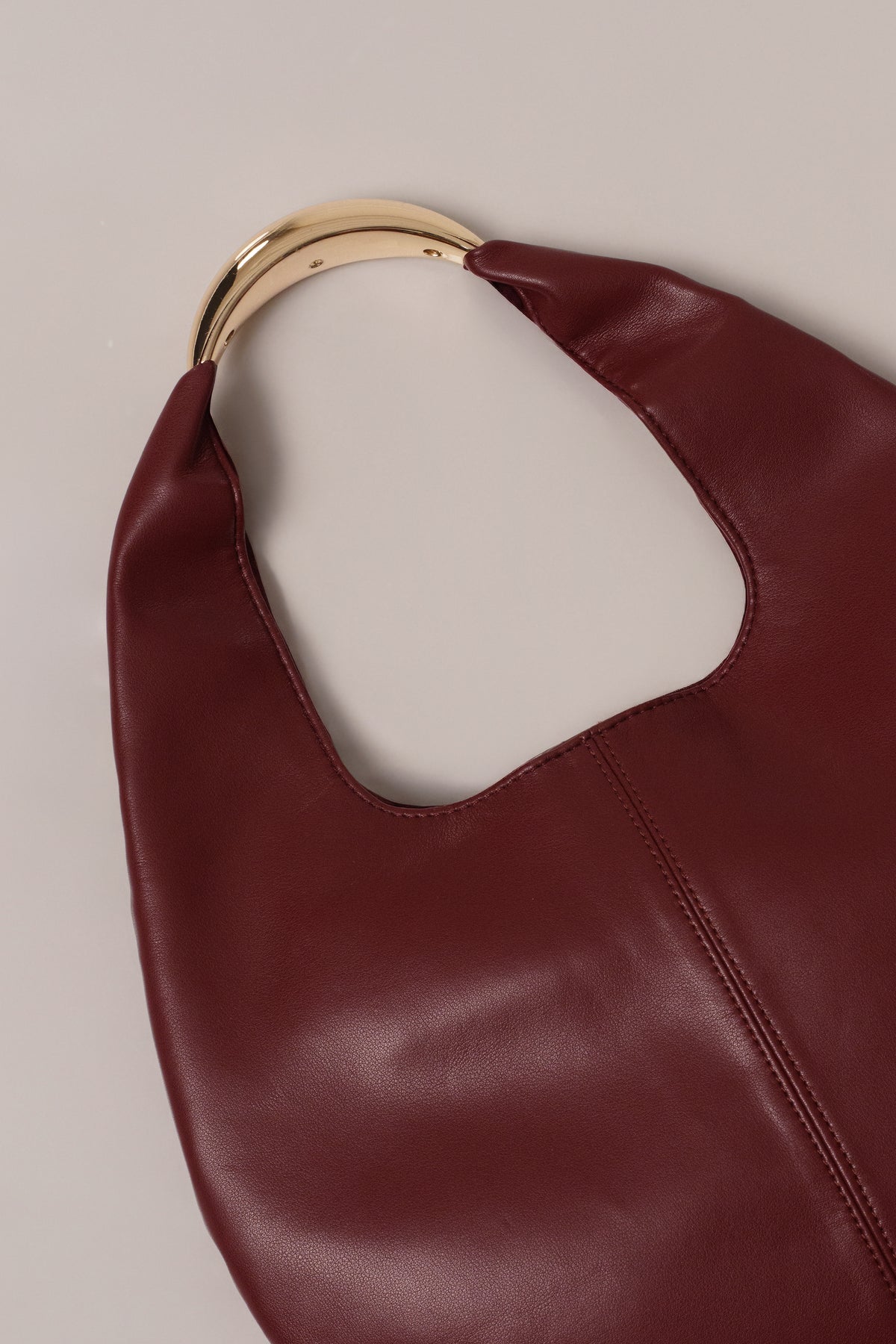 Burgundy Off Duty Arc Bag - JLUXLABEL