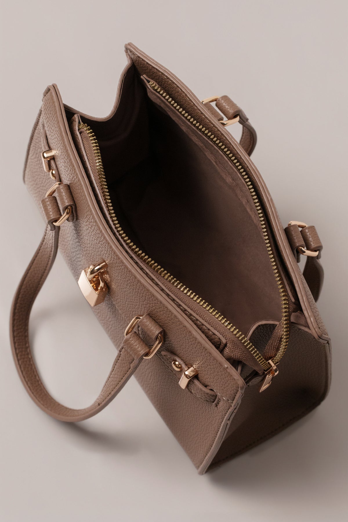 Taupe Alva Handbag - JLUXLABEL