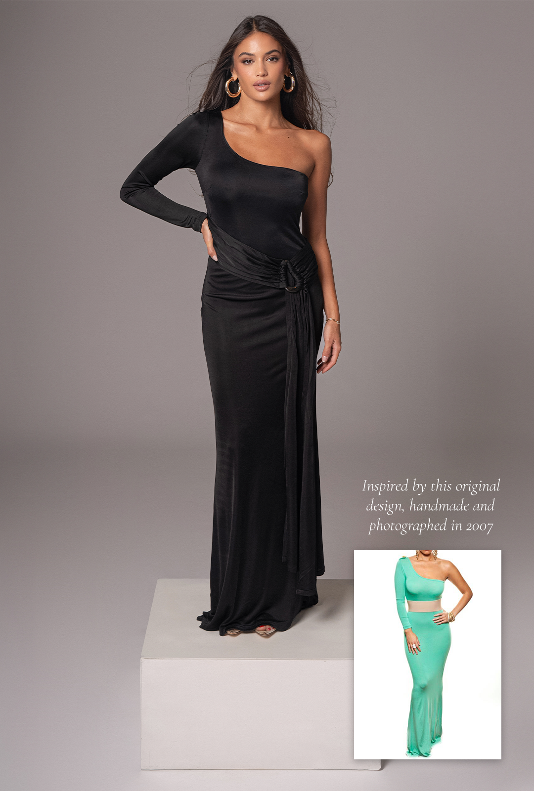 Black Muoi Maxi Dress