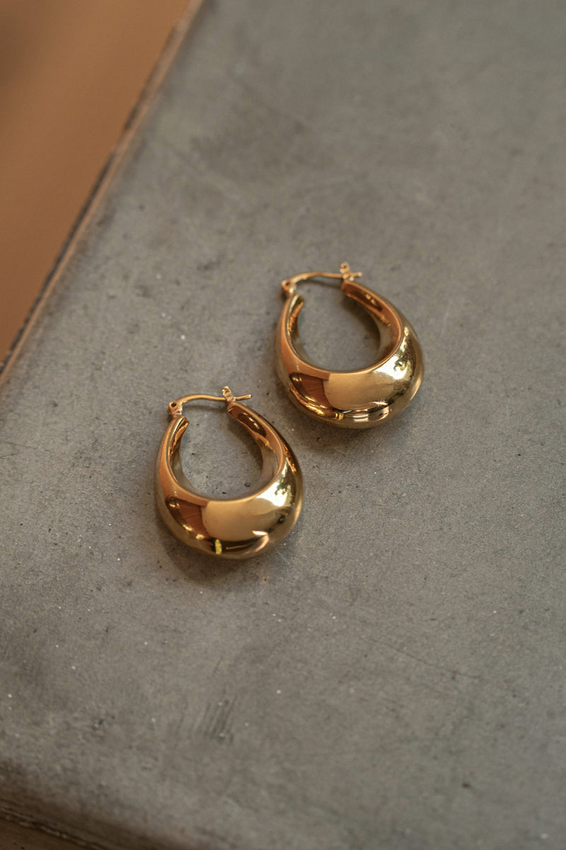 Gold Tati Hoop Earrings