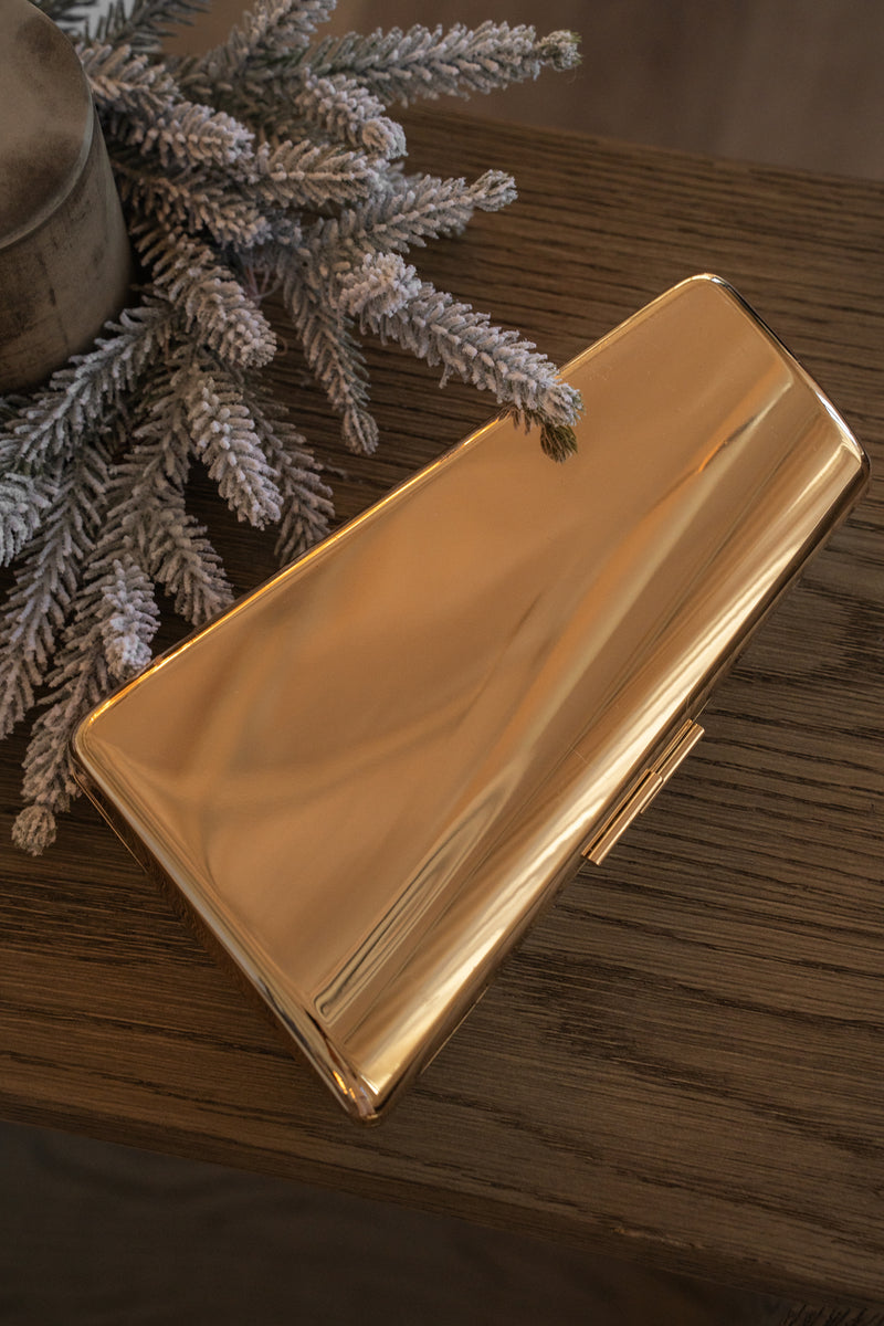 Gold Sasha Clutch