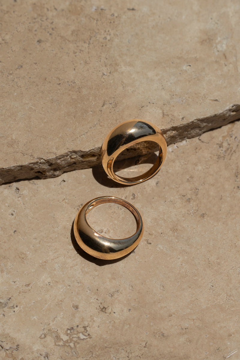 Gold Sicily Ring Set