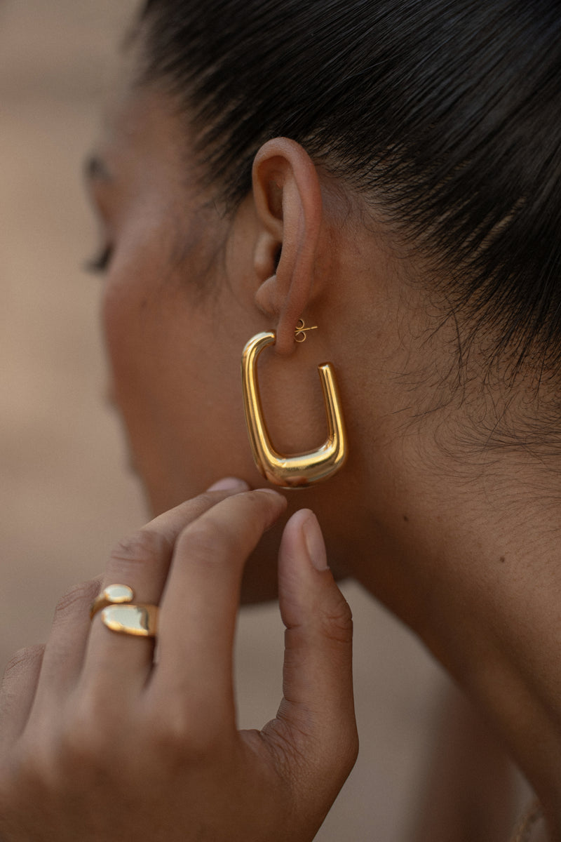 Gold Harlowe Earrings