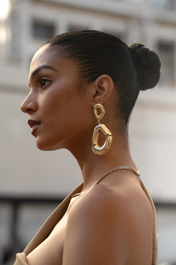 Gold Anissa Dangle Earrings