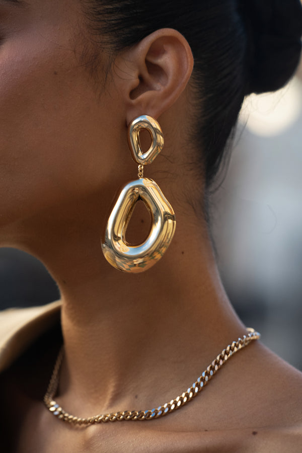 Gold Anissa Dangle Earrings