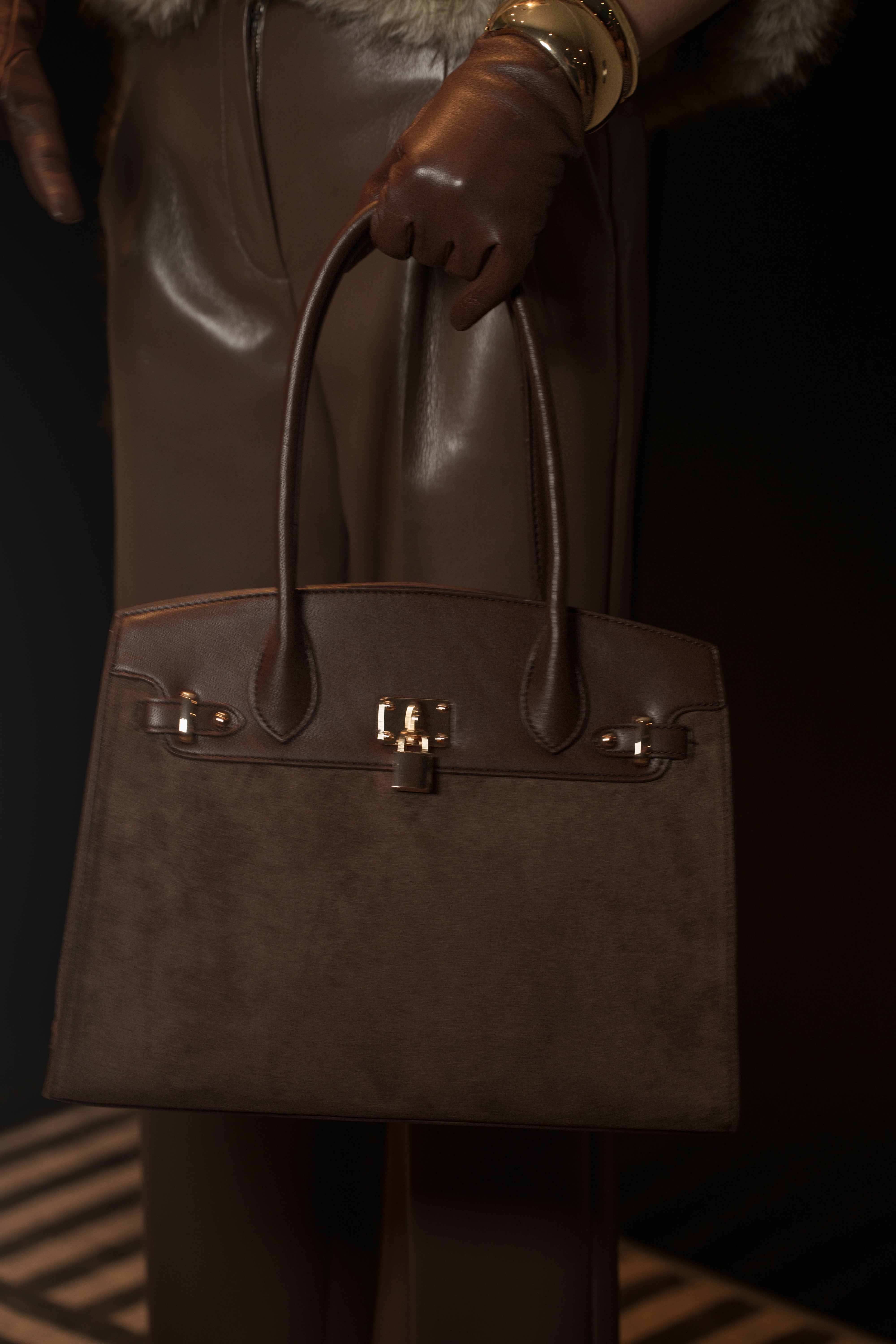 Chocolate Fifth Avenue Handbag Set