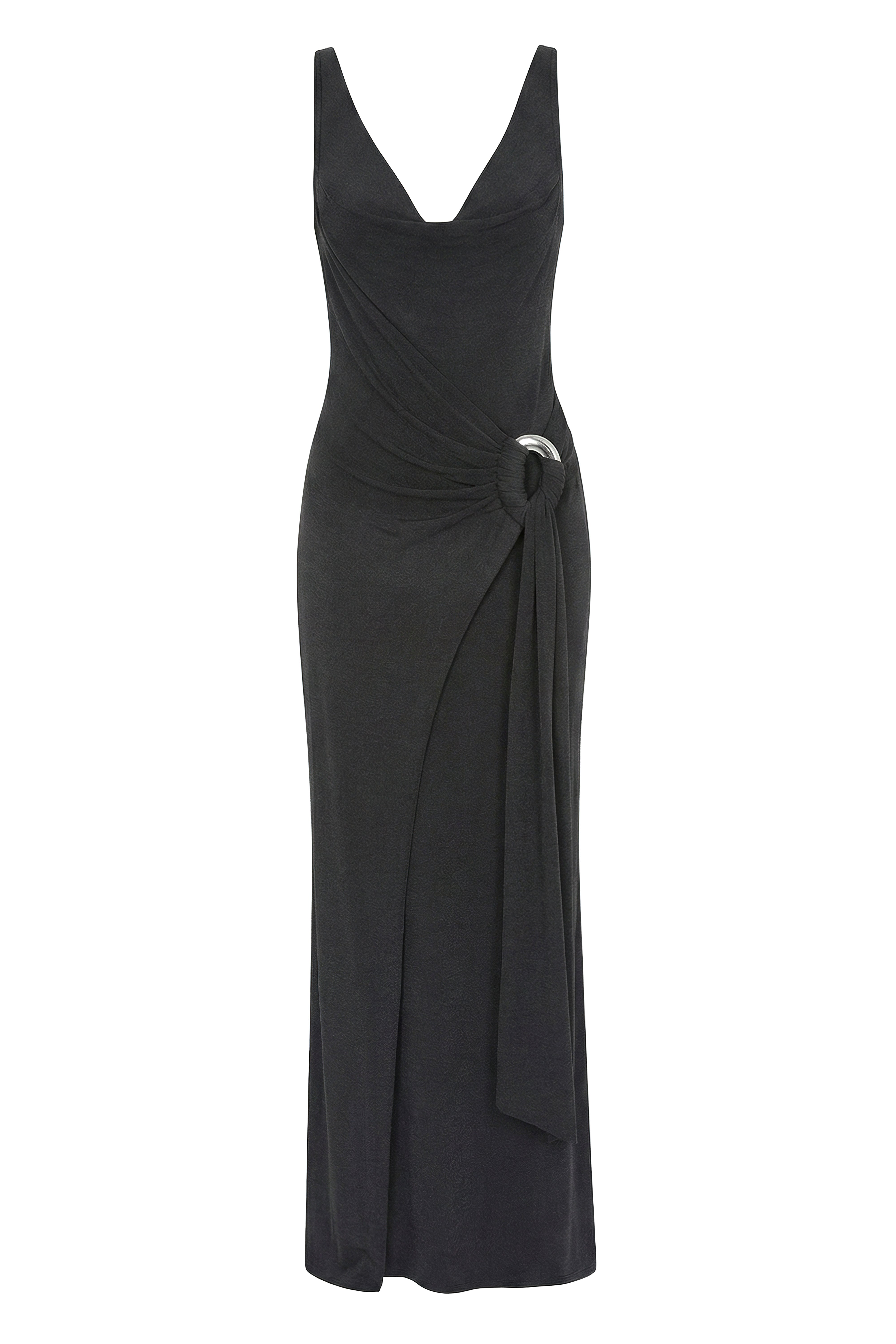 Black Divine State Maxi Dress