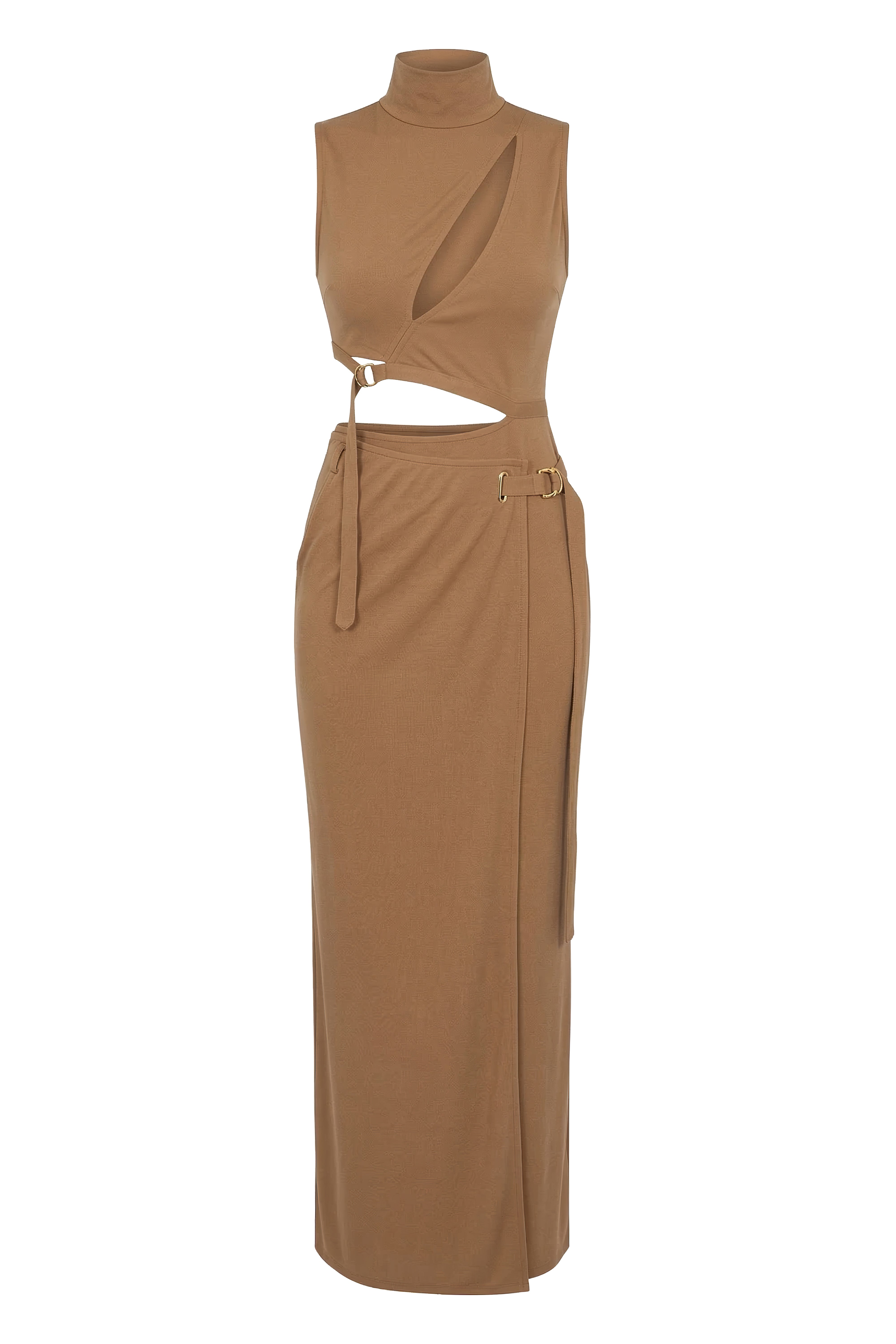 Tan Behind The Scenes Dress - JLUXLABEL