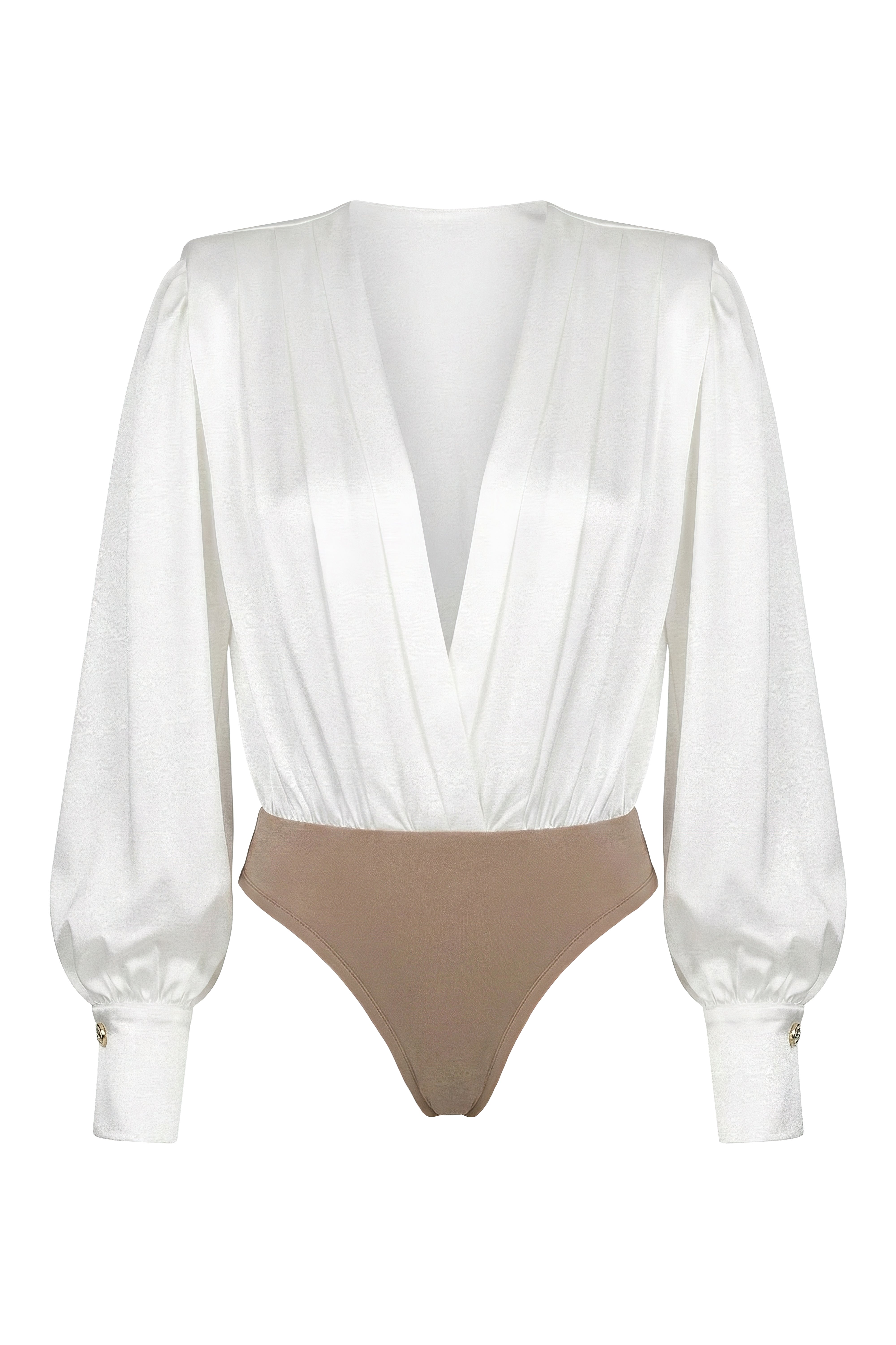White Satin Radiance Bodysuit