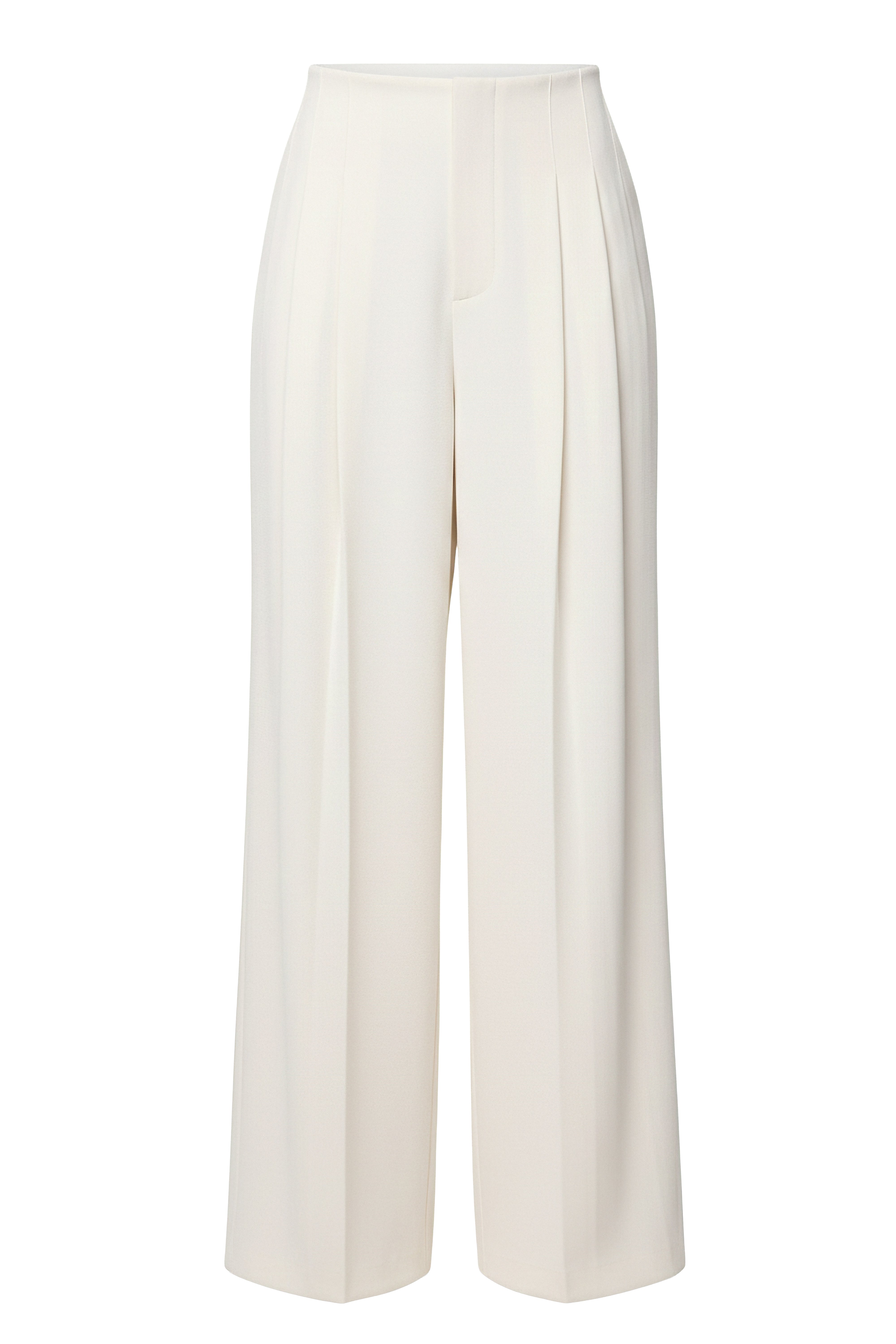 Ivory Signature Elegance Trousers - JLUXLABEL
