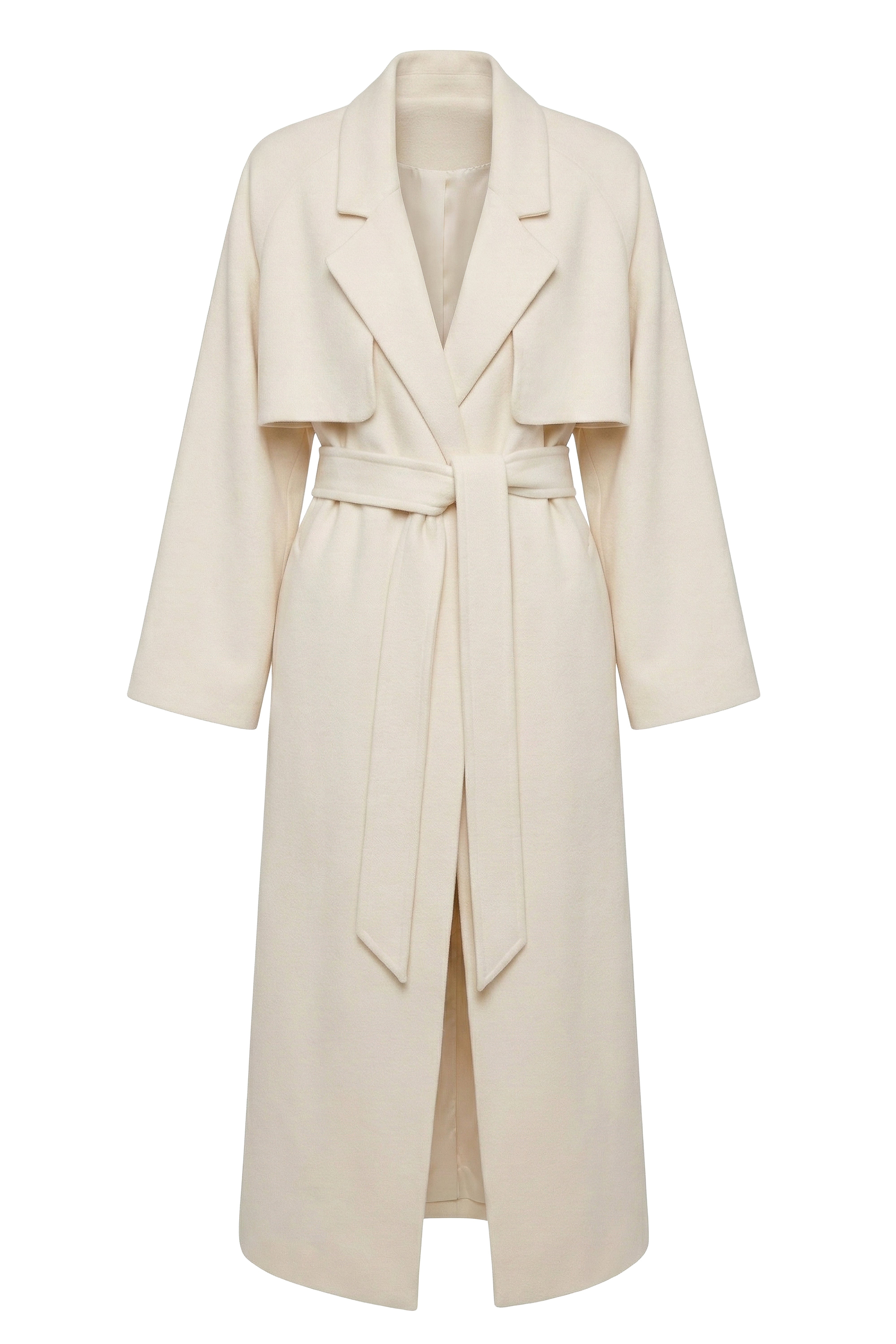 Ivory Cloud Woven Coat