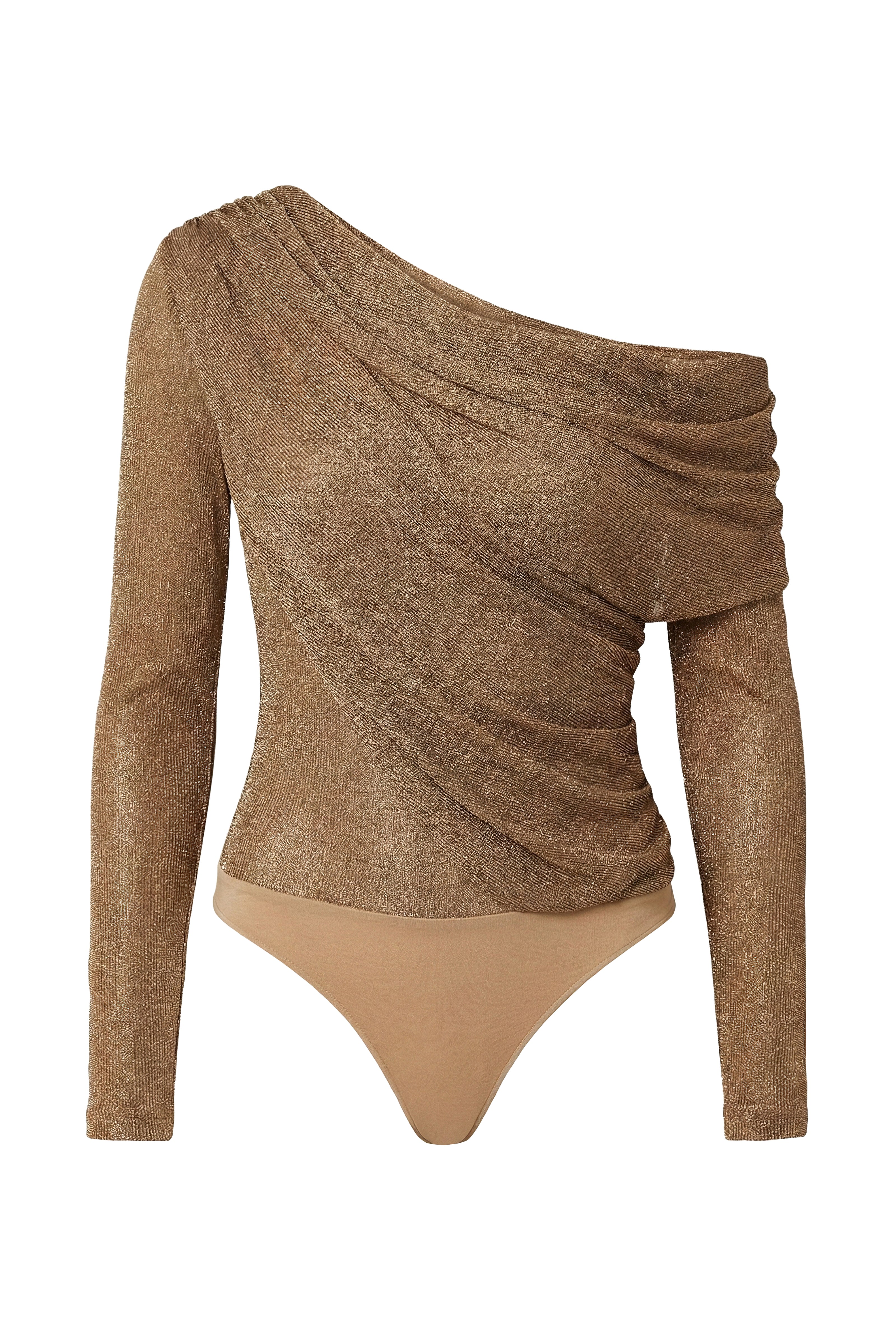 Bronze Opulent Metallic Bodysuit