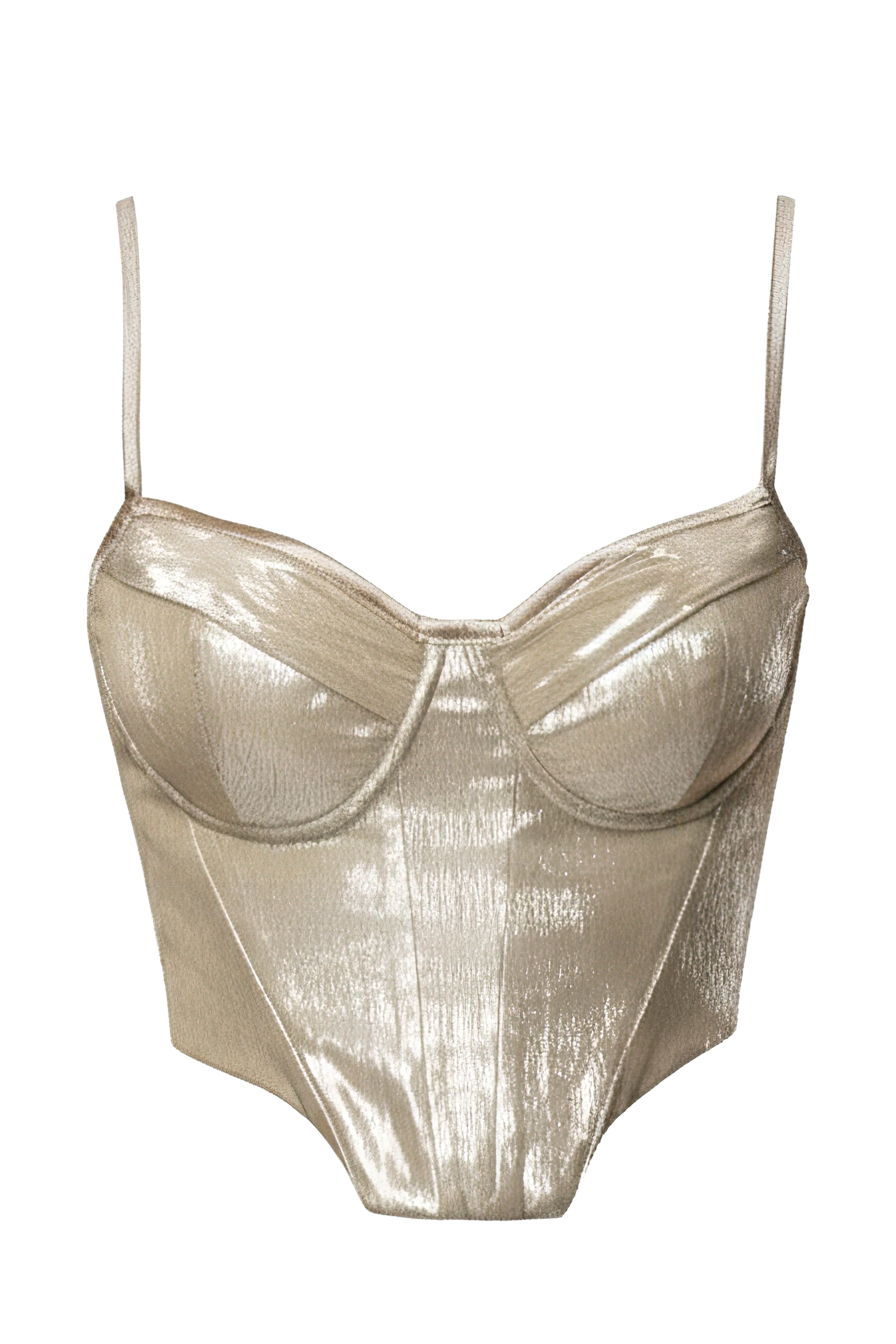 Beige Illuminate Corset - JLUXLABEL