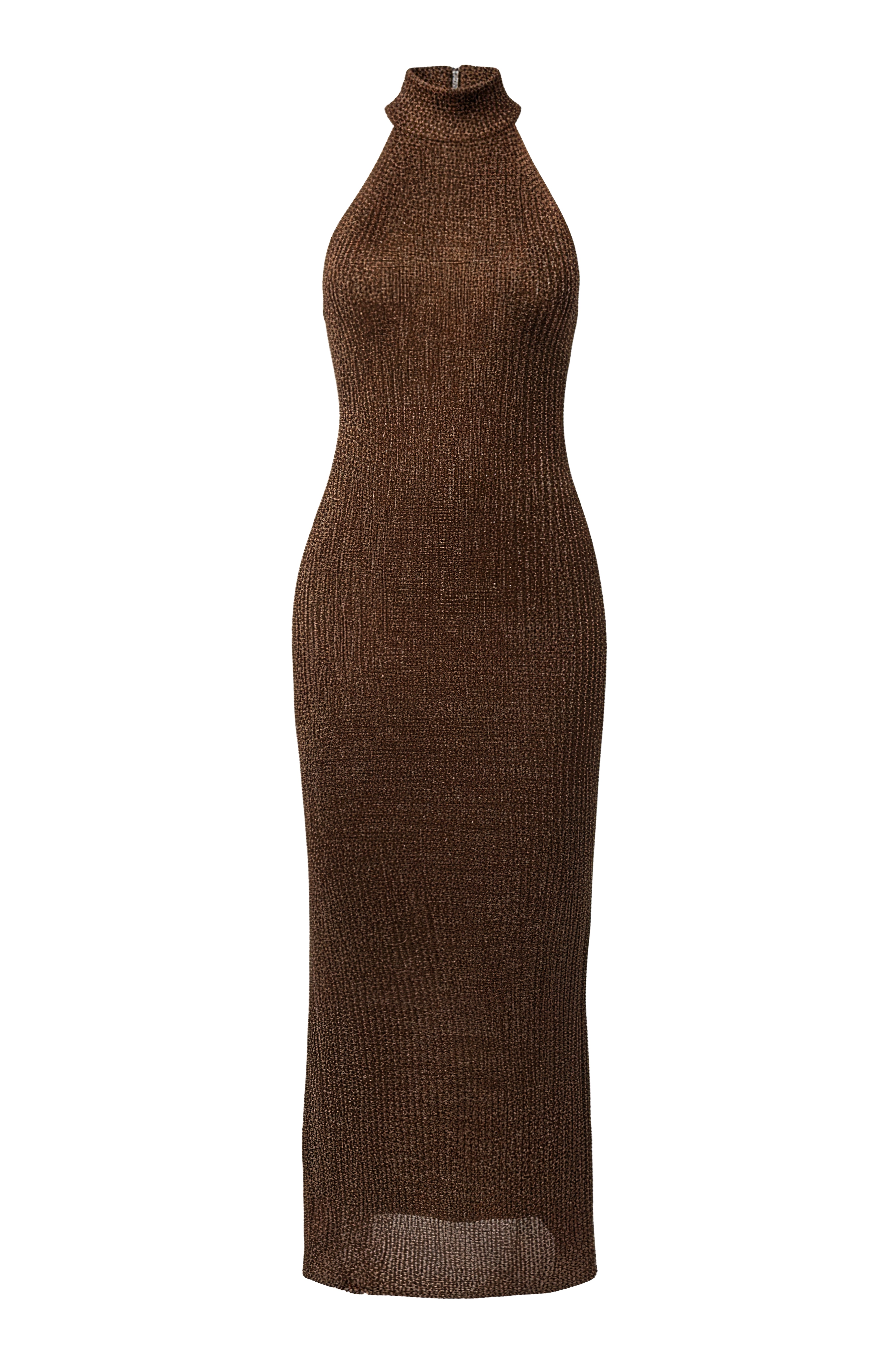 Bronze Echo Of Light Maxi Dress