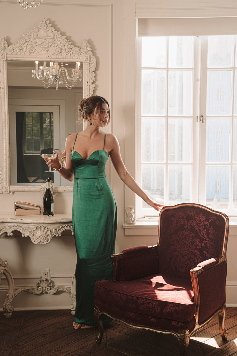 Robe Maxi Green Moment In Time