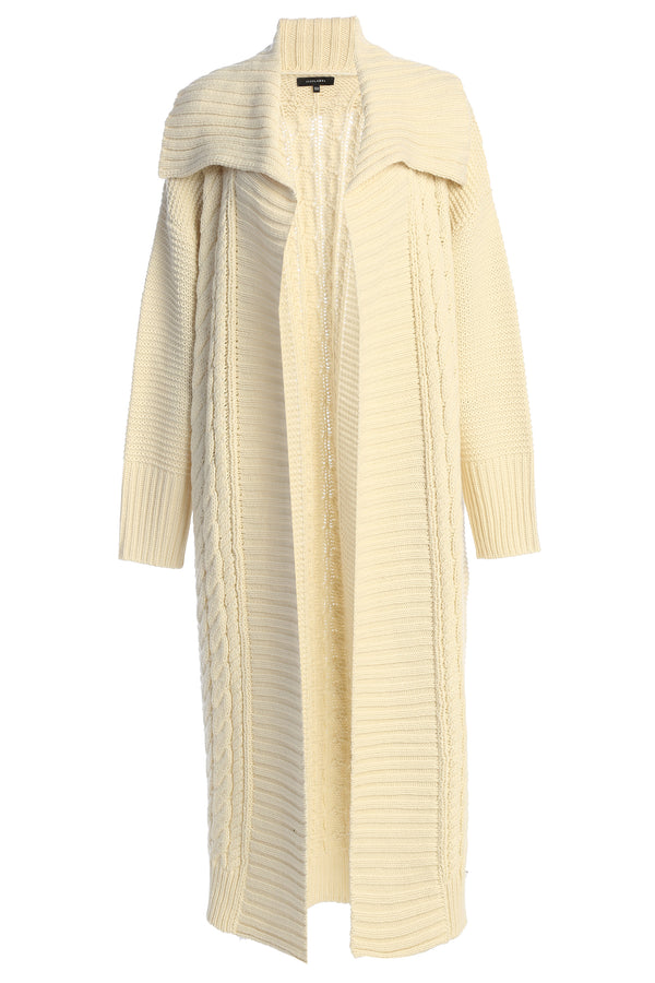 Ivory Malinda Sweater Knit Cardigan