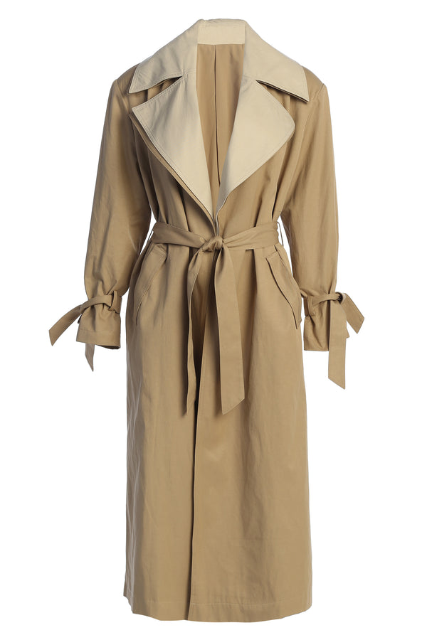 Khaki Shona Oversized Coat - JLUXLABEL