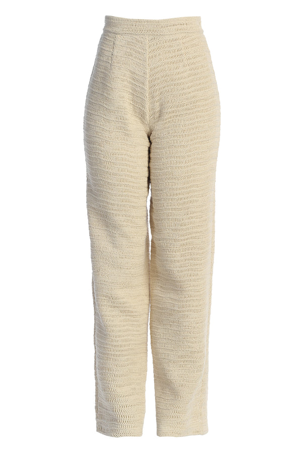 Beige Francine Pants - JLUXLABEL