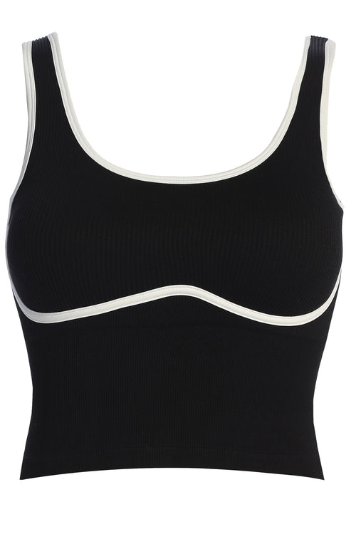 Black/White Limitless Performance Top - JLUXLABEL