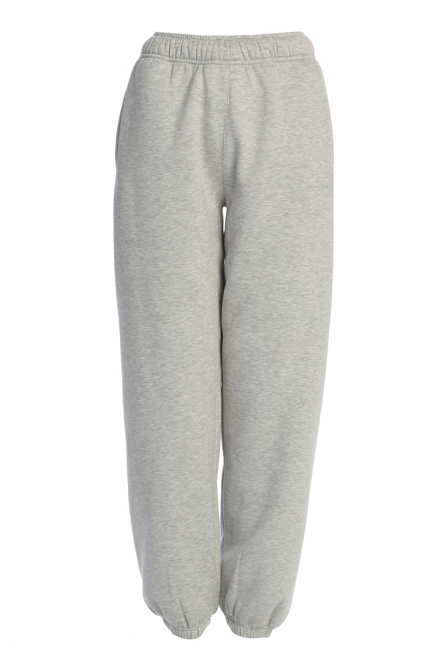 Pantalons de survêtement logo JLUXLABEL gris chiné