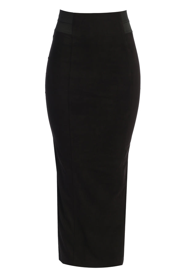 Black Phoenix Suede Skirt