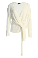 Ivory Rules Of Love Wrap Top - JLUXLABEL