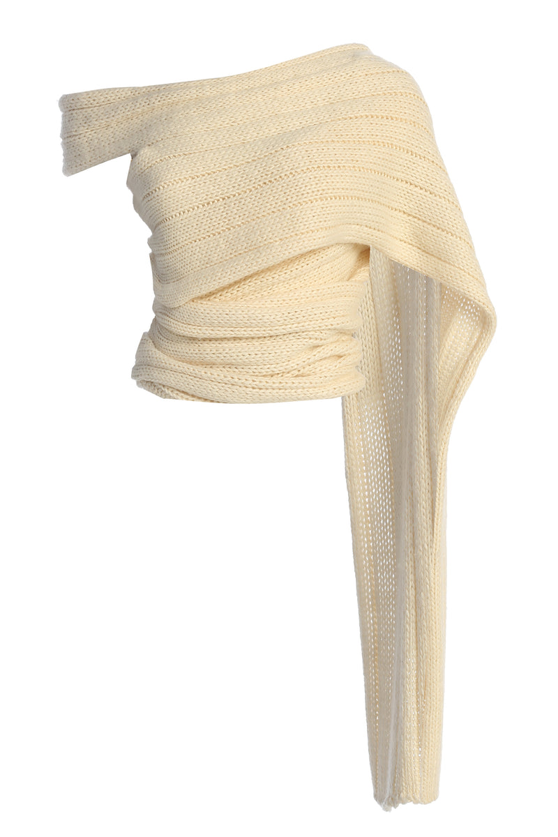 Ivory Soft Life Cable Knit Sweater Top - JLUXLABEL