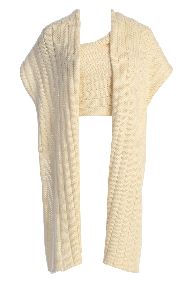 Ivory Soft Life Cable Knit Sweater Top - JLUXLABEL