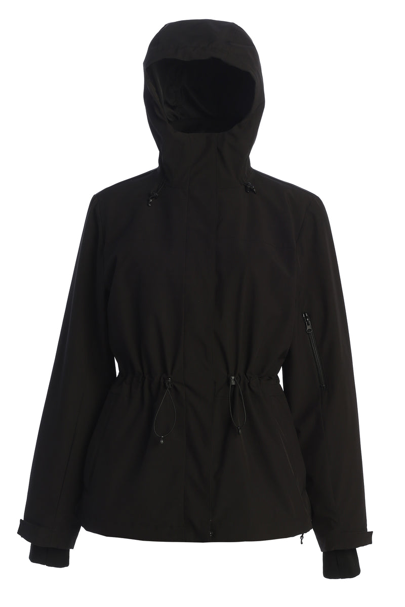 Black Polar Puffer Jacket