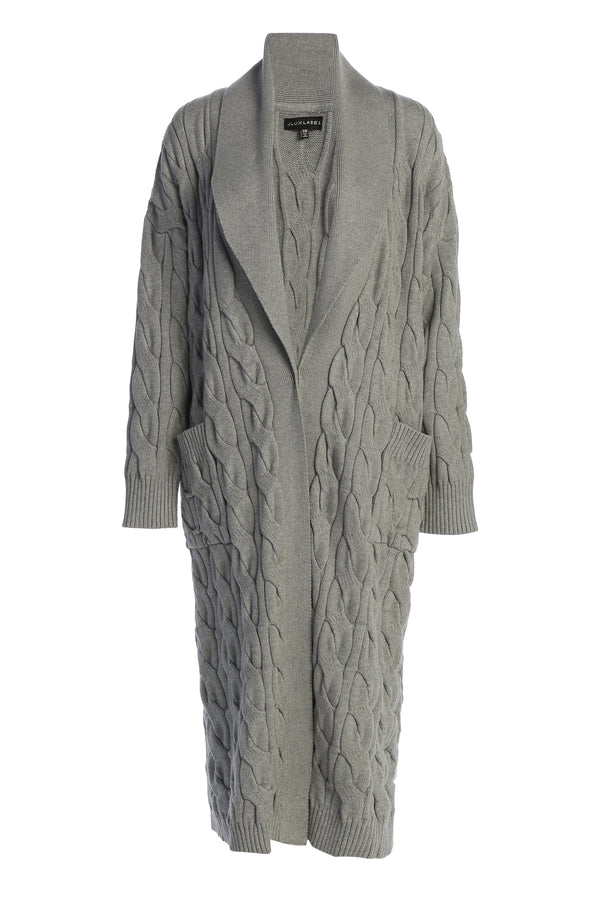 Grey Stepping Out Sweater Cardigan - JLUXLABEL