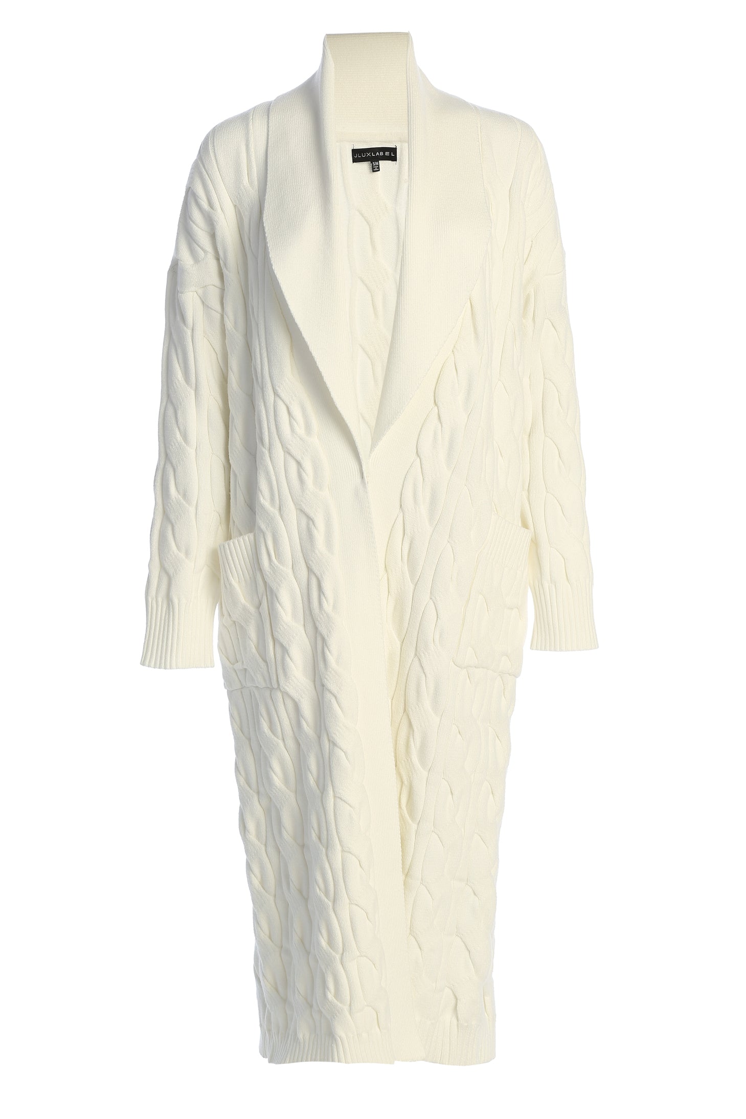 White Stepping Out Sweater Cardigan - JLUXLABEL