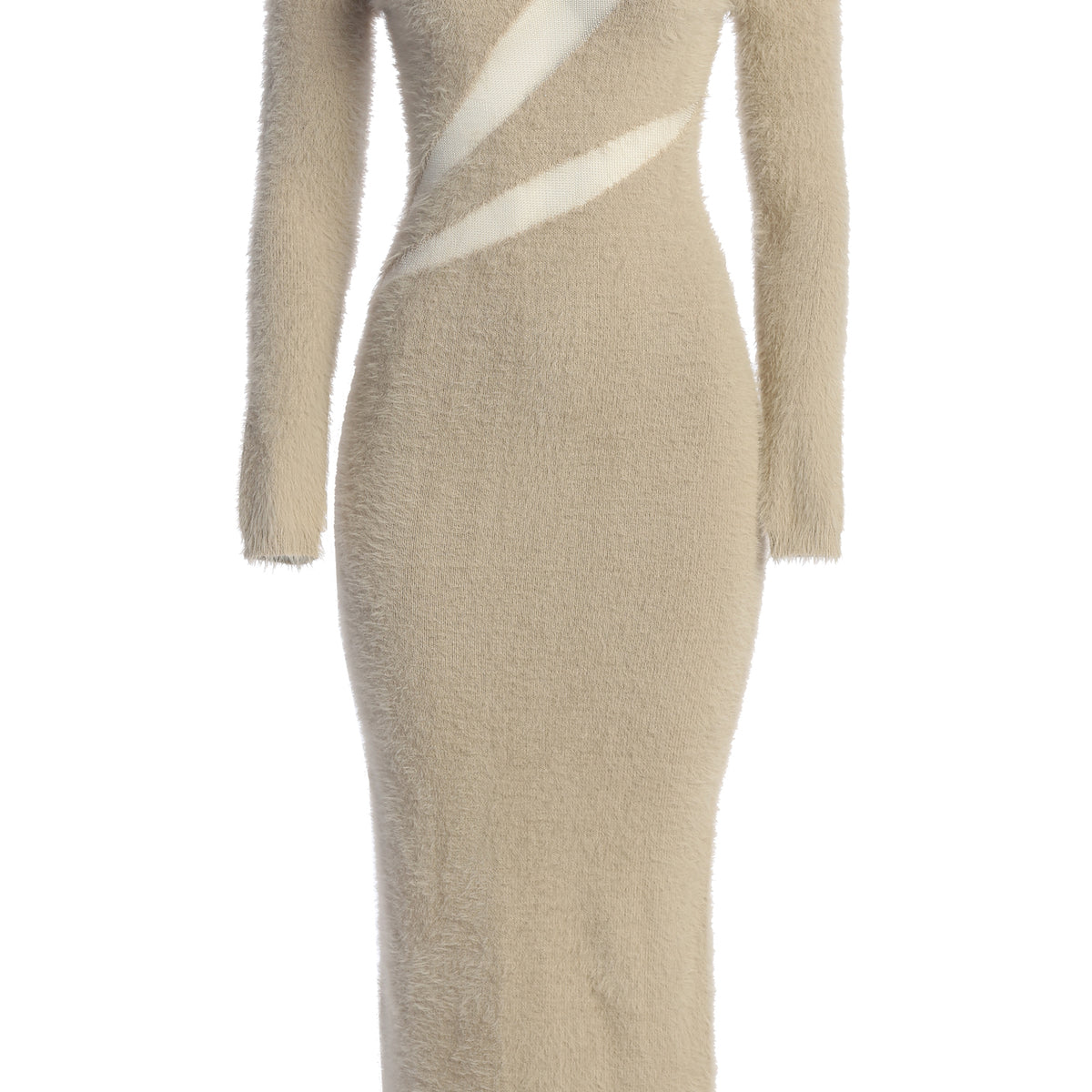 Beige More To Love Maxi Dress