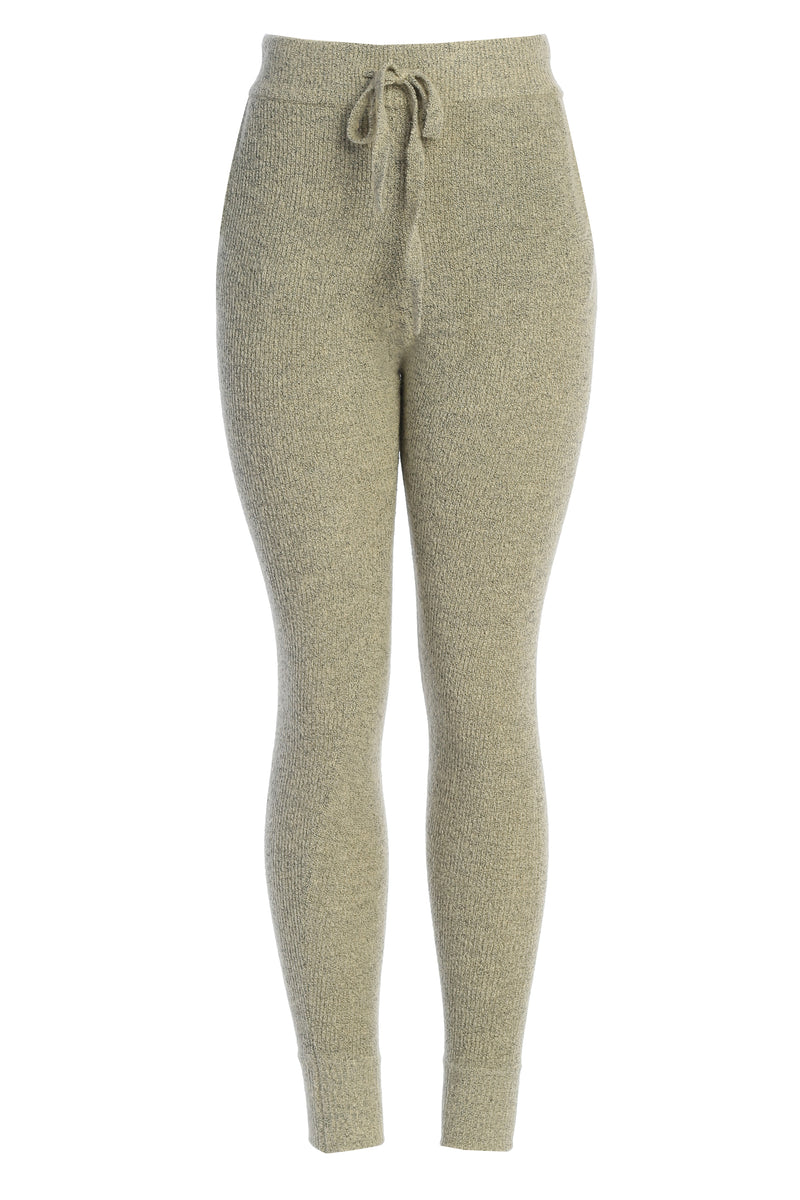 Grey Melange Sedona Knit Pant Set - JLUXLABEL