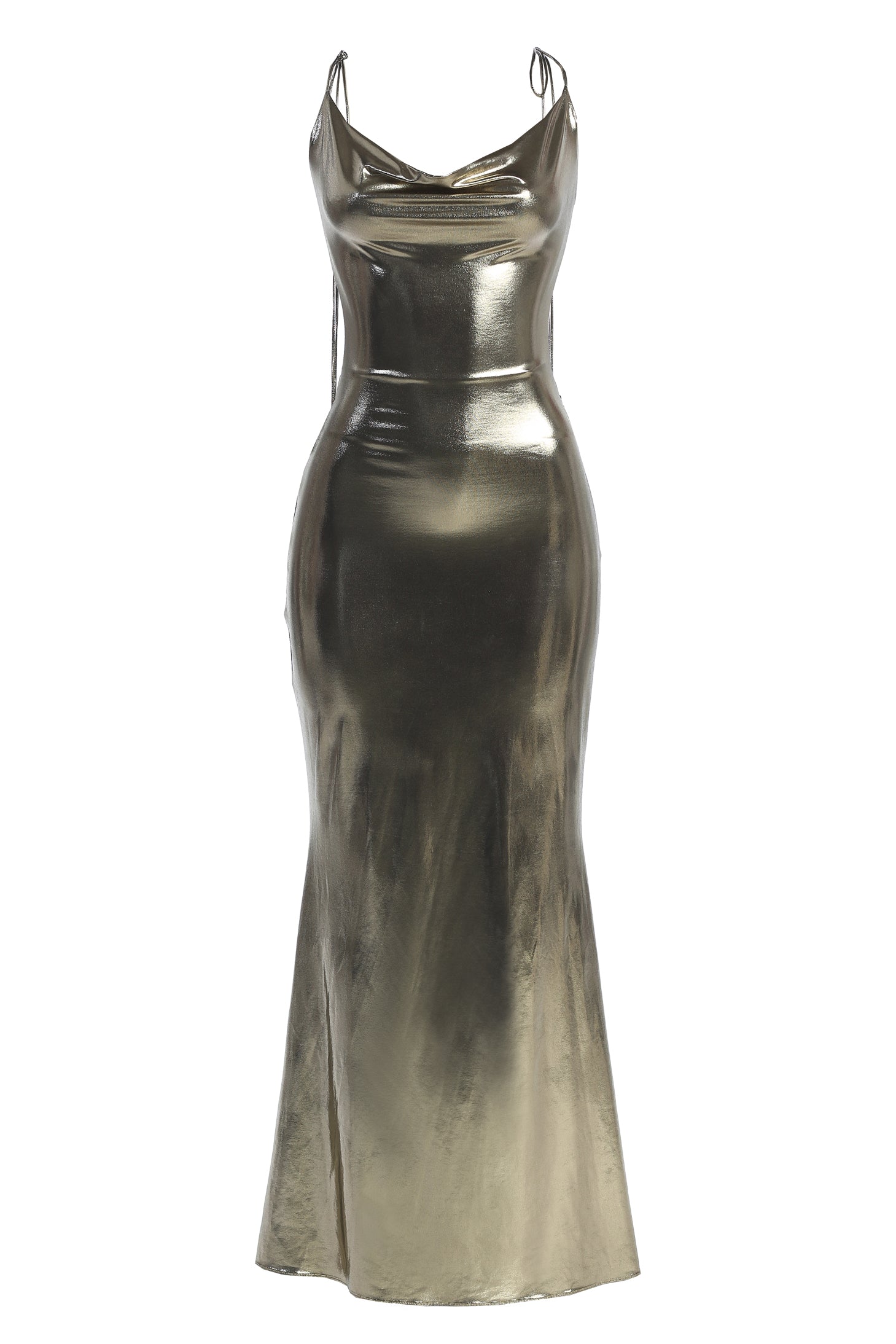 Light Gold Heart of Gold Maxi Dress