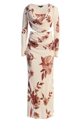 Cream Floral Haidyn Skirt Set - JLUXLABEL