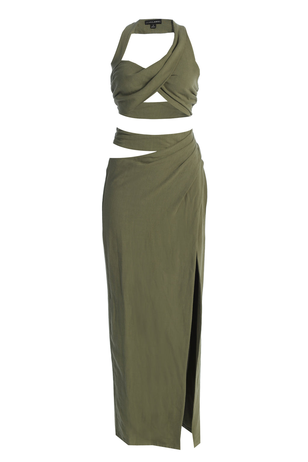 Olive New Age Two Piece Skirt Set – JLUXLABEL
