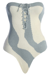 Blue Abstract Seabound Bodysuit