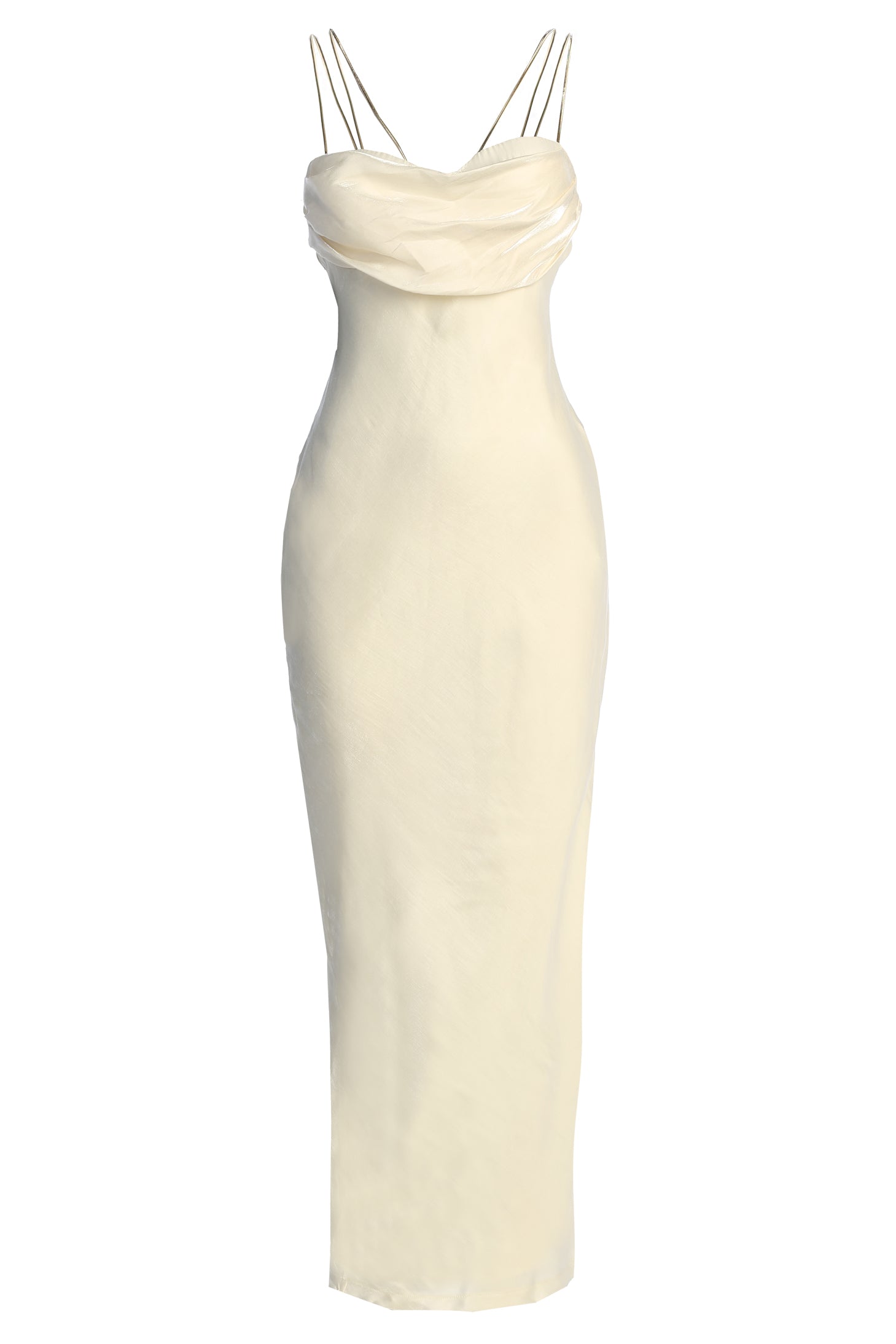 White Iridescent Visions Of You Dress - JLUXLABEL