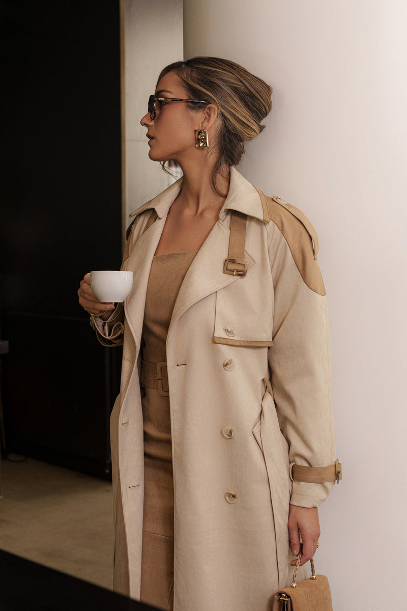 Tan Elite Suede Coat