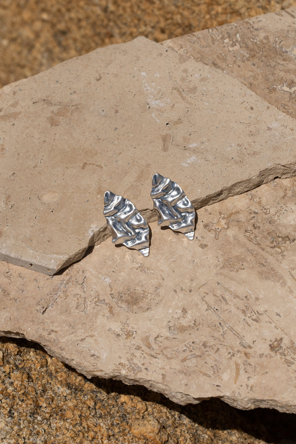 Silver Haven Earrings - The Linen Collection - JLUXLABEL