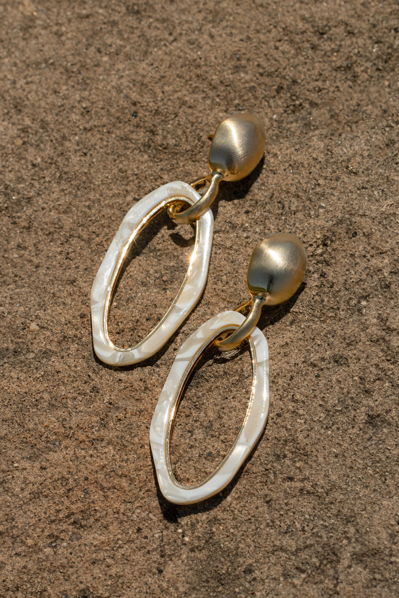 Gold New Shores Dangle Earrings