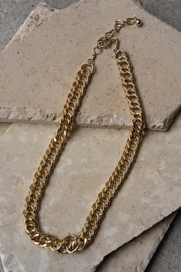Gold Corbin Chain Necklace - Feminine Force - JLUXLABEL - Jewelry