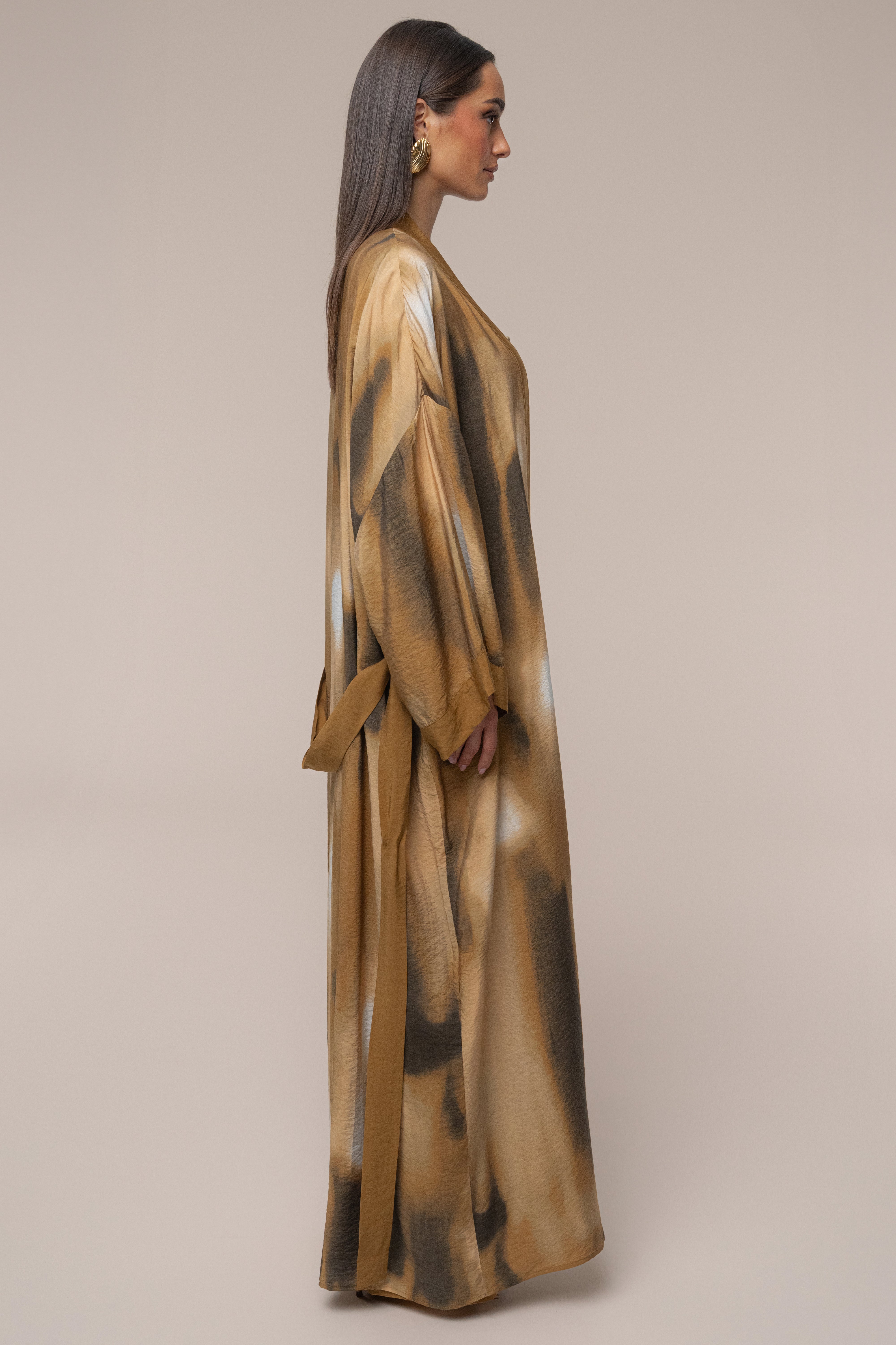 Brown Desert Oasis Duster - JLUXLABEL